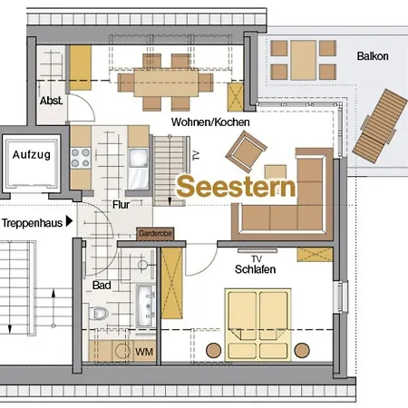Baltic House Penthousewohnung Seestern דירה טימנדורפר שטרנד