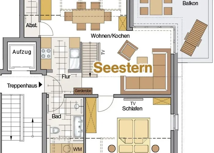 Baltic House Penthousewohnung Seestern דירה טימנדורפר שטרנד